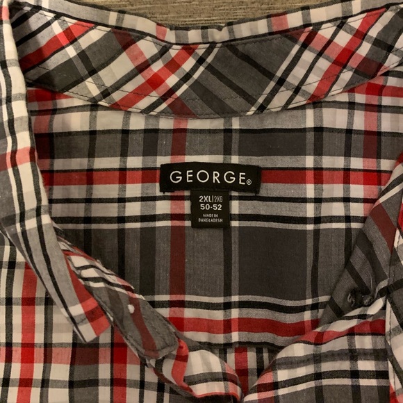 NWOT Plaid Button Down Shirt - Picture 2 of 2